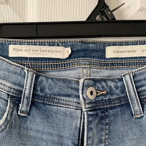 Pilcro and the Letterpress Light Blue Boyfriend Jeans